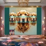 Dog Face
Golden Frame Artistic Digital Wall Art Decor _42 - Image 2