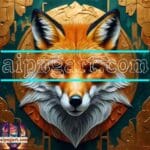 FOX Face
Golden Frame Artistic Digital Wall Art Decor _85