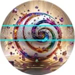 White Sphere 3D Artistic Design Digital Wall Art Home Decor and Peace