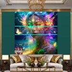 Digital Wall Art for BEAUTIFUL GLOWING WOMAN Home Deocor Our Magnificent Home