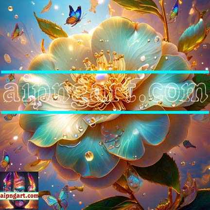 Digital Wall Art of Camellia For Our Magnificent Home Decor