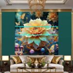 Digital Wall Art of Dahlia For Our Magnificent Home Decor