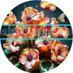 Cyclamen Flower Natural Artistic Digital Wall Art Home Decor