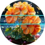 Geranium Flower Natural Artistic Digital Wall Art Home Decor