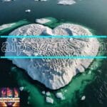Ice
Island Heart Shape Artistic Digital Wall Art Décor _01