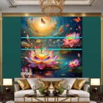 Digital Wall Art of Lotus For Our Magnificent Home Decor