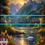 Mountain
  Oil Paint Artistic Digital Wall Art Home Decor _20