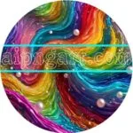 Multicolour Artistic Design Digital Wall Art Home decor