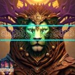 Mystical
  Awaken Lion Man Abstract Wall Art Home Decor _01