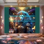 Mystical
Awaken Lion Woman Abstract Wall Art Home Decor _01 - Image 2