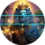 Mystical Awakening Lion Face Man Artistic Design Digital Wall Art Home decor