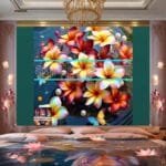Digital Wall Art of Plumeria For Our Magnificent Home Decor