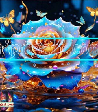 Digital Wall Art of Rose marigold For Our Magnificent Home Decor