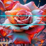 Digital Wall Art of Rose oil paint For Our Magnificent Home Decor