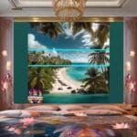 Sea
  Coast Artistic Digital Designer Wall Art Home Decor _20 - Image 2