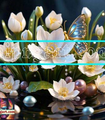 Digital Wall Art of Snowdrop For Our Magnificent Home Decor