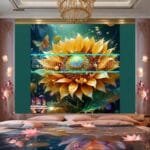 Digital Wall Art of Sunflower For Our Magnificent Home Decor
