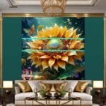 Digital Wall Art of Sunflower For Our Magnificent Home Decor