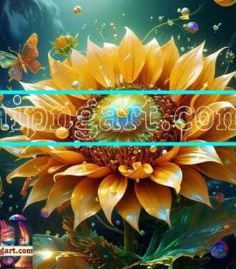 Digital Wall Art of Sunflower For Our Magnificent Home Decor