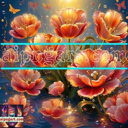 Digital Wall Art of Tulip For Our Magnificent Home Decor