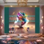 Cuboid 3D Artistic Design Digital Wall Art Home decor _48 - Image 2