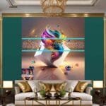 Cuboid 3D Artistic Design Digital Wall Art Home decor _48 - Image 3
