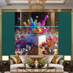 Cuboid 3D Natural Design Digital Wall Art Home decor _50 - Image 3