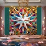 Star 3D Natural Design Digital Wall Art Home decor _15 - Image 2