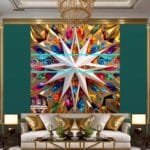 Star 3D Natural Design Digital Wall Art Home decor _15 - Image 3