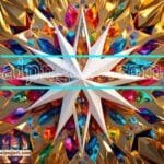 Star 3D Natural Design Digital Wall Art Home decor _15