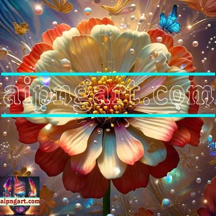 Digital Wall Art of Zinnia For Our Magnificent Home Decor