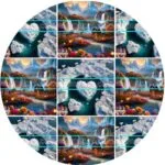 Natural View Artistic Design Digital Wall Art Home Decor
