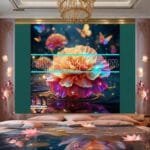 Carnation
  Flower Artistic Digital Wall Art Home Decor _31 - Image 2