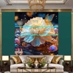 Carnation
  Flower Artistic Digital Wall Art Home Decor _13 - Image 3
