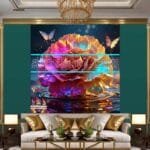 Carnation
  Flower Artistic Digital Wall Art Home Decor _35 - Image 3