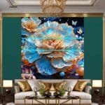 Carnation
  Flower Artistic Digital Wall Art Home Decor _42 - Image 3