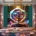 Cuboid 3D Artistic Design Digital Wall Art Home decor _01 - Image 2