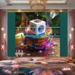 Cuboid 3D Artistic Design Digital Wall Art Home decor _15 - Image 2
