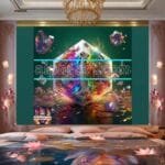 Cuboid 3D Artistic Design Digital Wall Art Home Decor _20 - Image 2