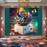 Cuboid 3D Artistic Design Digital Wall Art Home Decor _23 - Image 2