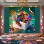 Cuboid 3D Artistic Design Digital Wall Art Home Decor _24 - Image 2