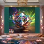 Cuboid 3D Artistic Design Digital Wall Art Home Decor _35 - Image 2