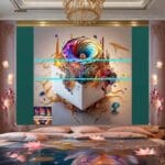 Cuboid 3D Artistic Design Digital Wall Art Home Decor _42 - Image 2