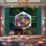Cuboid 3D Artistic Design Digital Wall Art Home Decor _46 - Image 2