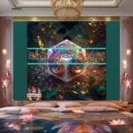 Cuboid 3D Artistic Design Digital Wall Art Home decor _05 - Image 2
