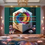 Cuboid 3D Artistic Design Digital Wall Art Home decor _56 - Image 2