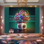 Cuboid 3D Artistic Design Digital Wall Art Home decor _59 - Image 2