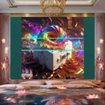 Cuboid 3D Artistic Design Digital Wall Art Home decor _06 - Image 2