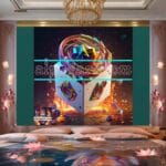 Cuboid 3D Artistic Design Digital Wall Art Home decor _64 - Image 2