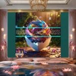 Cuboid 3D Artistic Design Digital Wall Art Home decor _65 - Image 2